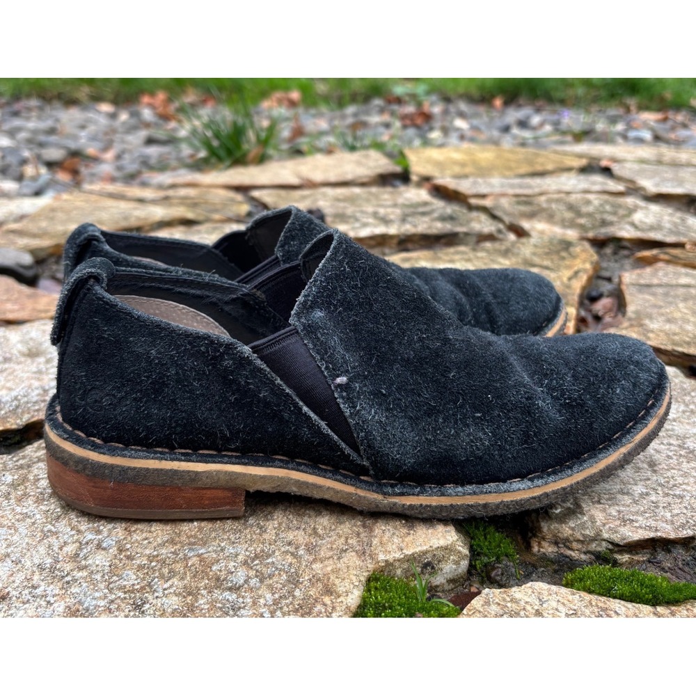 UGG Australia Camellia Suede Loafers Women's‎ Size 6.5 Slip-On Fur Lined Shoes
